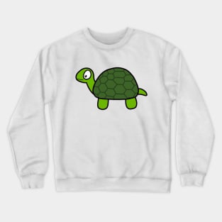 Cute Cartoon Green Ocean Beach Sea Turtle Crewneck Sweatshirt